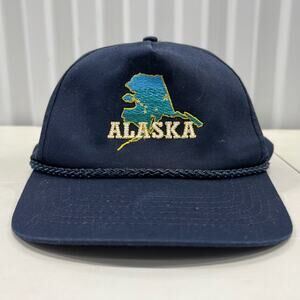 Vintage 1980s Alaska Souvenir Hat
